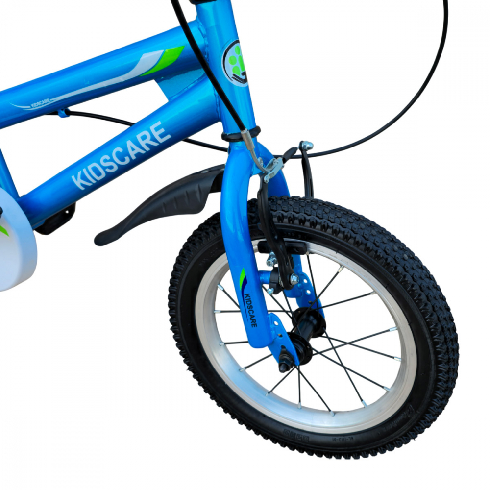 KidsCare HappyBoy - Bicicleta Albastra 12" cu Roti - imagine 3