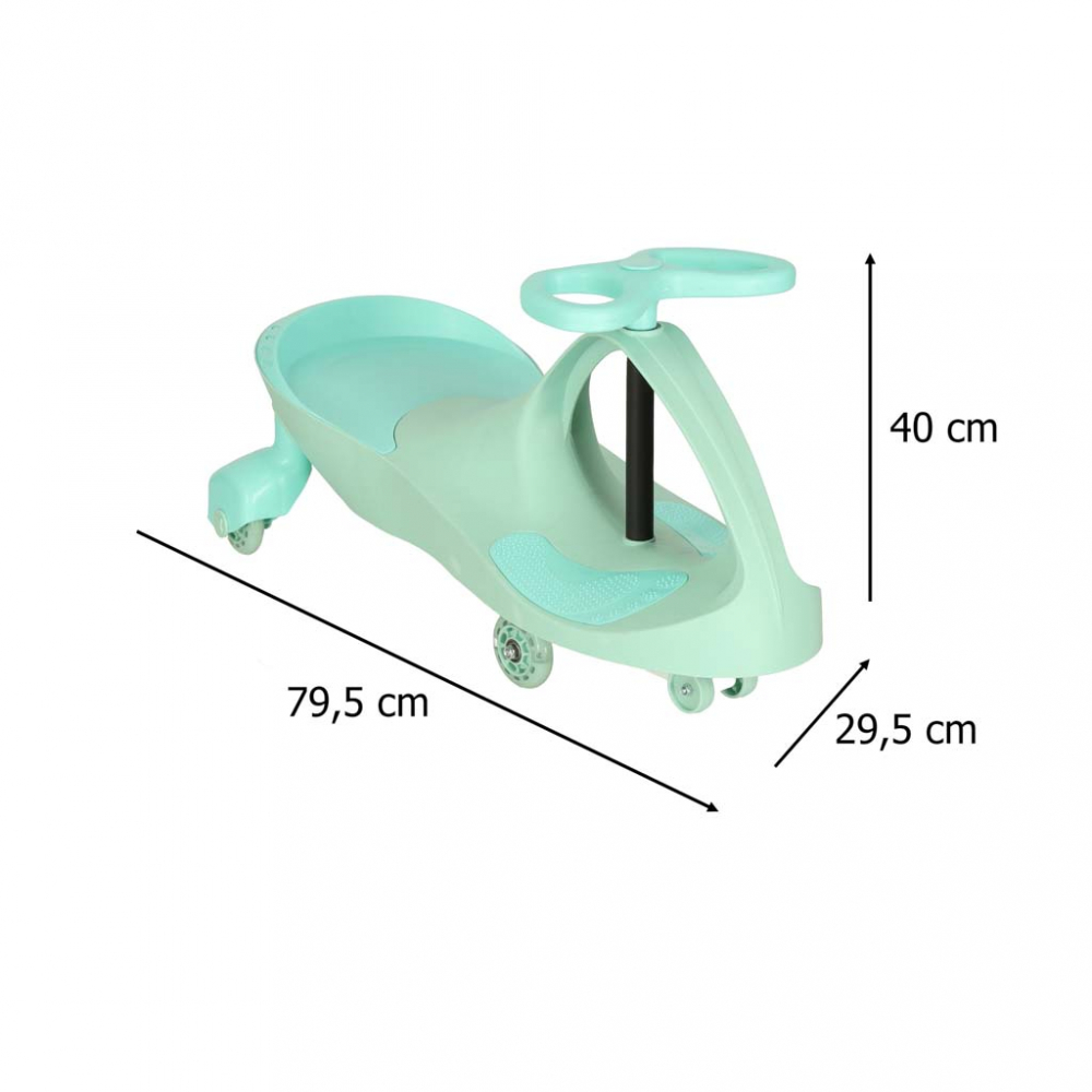 Plasmacar Ikonka Pastel Mint cu LED, 50 kg - imagine 9