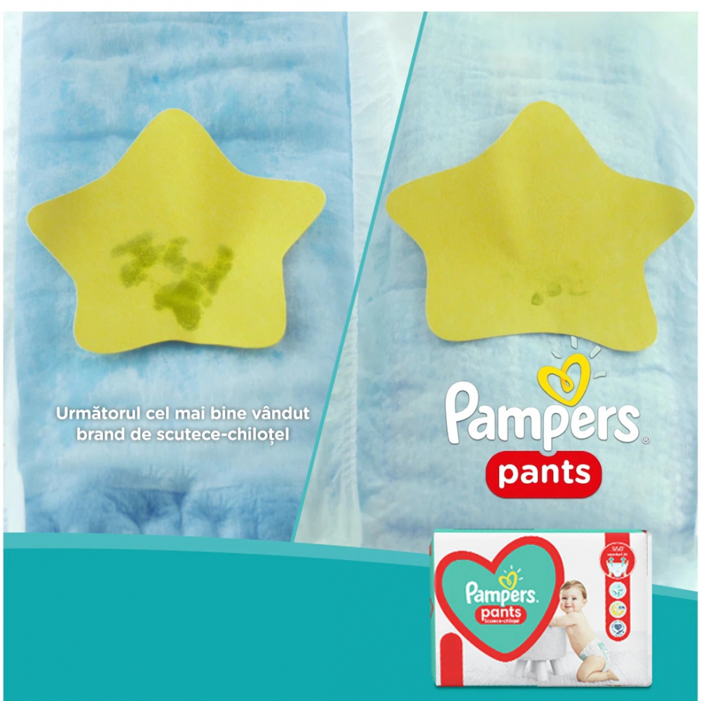 Scutece Pampers Pants XXL, 9-15 kg, 176 buc - imagine 6