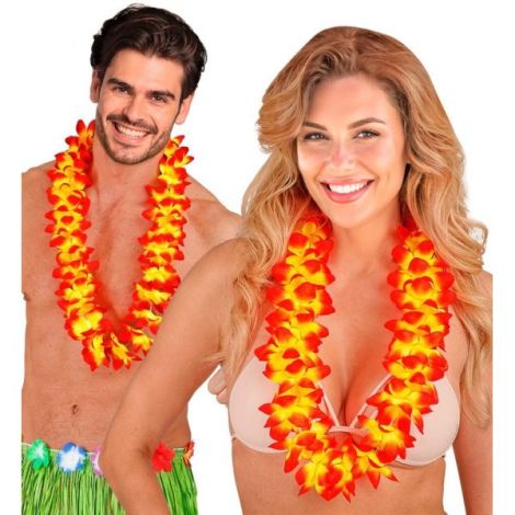 Ghirlanda Hawaii Portocalii Widmann - Decor Petrecere - imagine 4
