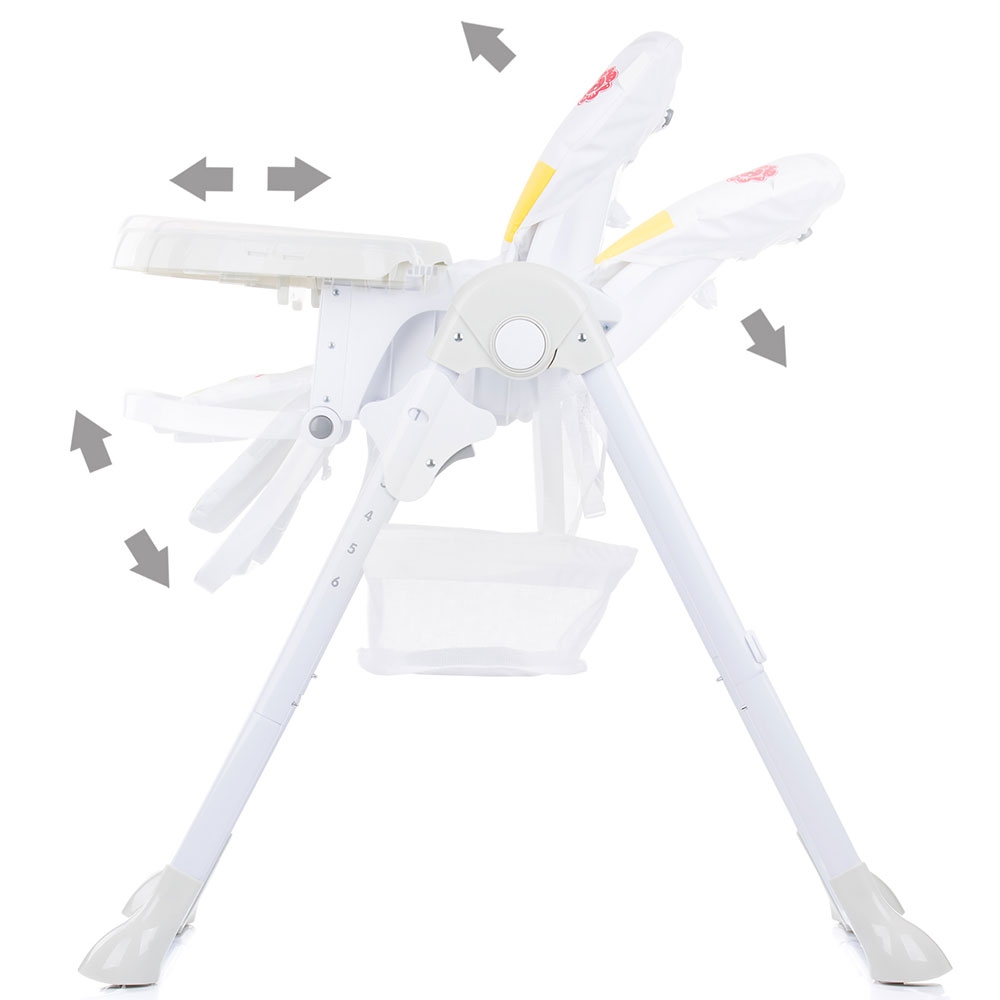Scaun de masa Chipolino Maxi Platinum, Comfortabil - imagine 4