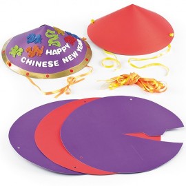 Set 6 Pălării Chinezesti DIY Baker Ross