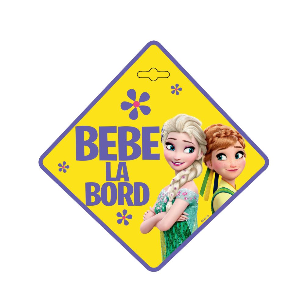 Semn Auto Bebe la Bord Frozen Seven - imagine 2