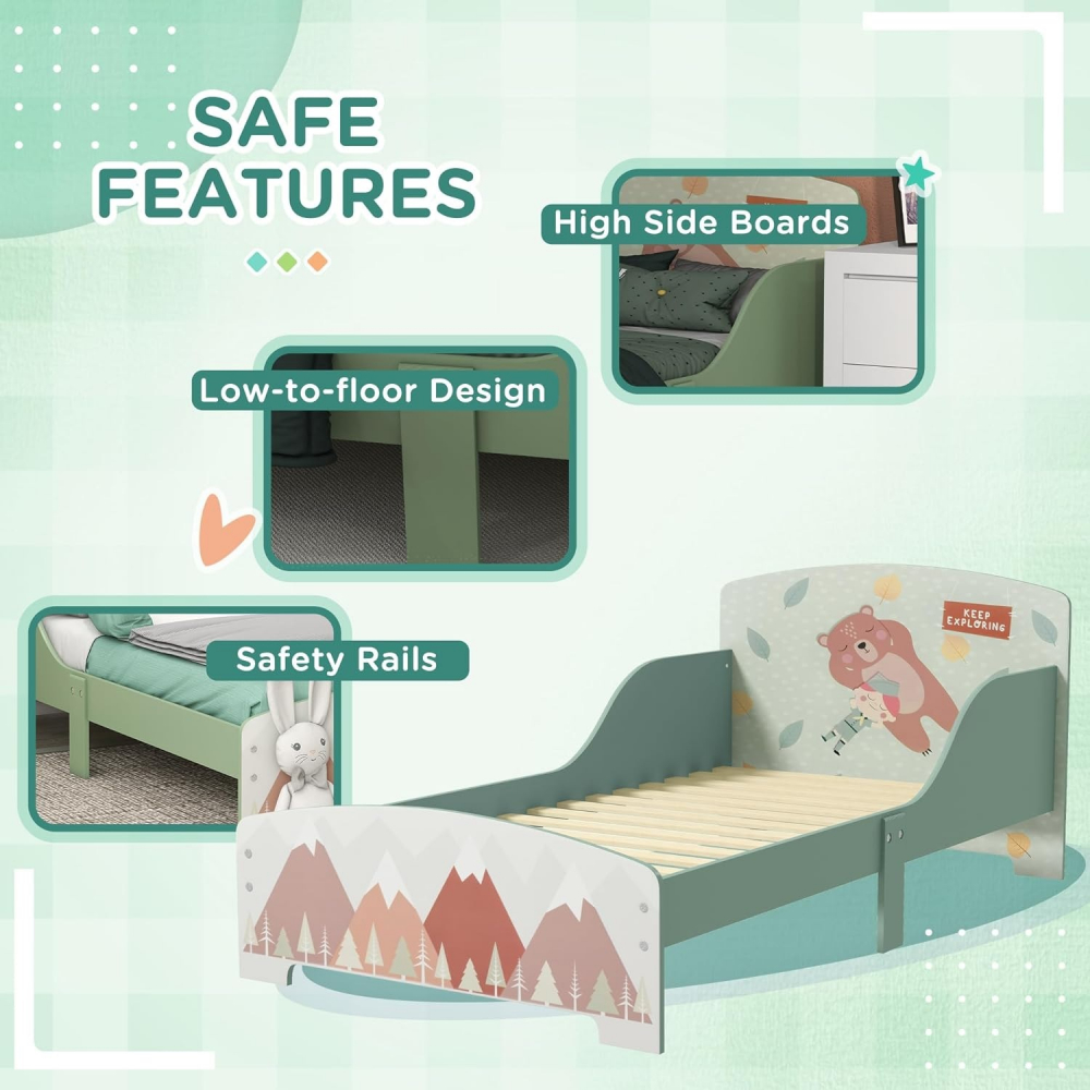Pat junior Ginger Home 130x70 cu protecție - imagine 4