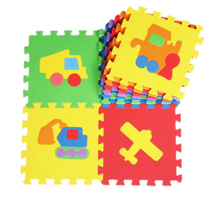 Covor EVA Puzzle Mijloace Transport Krista