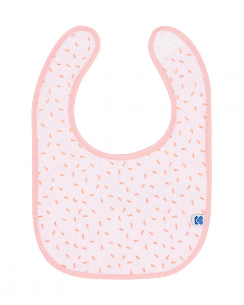 Set 3 Bavete KikkaBoo Terry cu Velcro | Pink - imagine 4