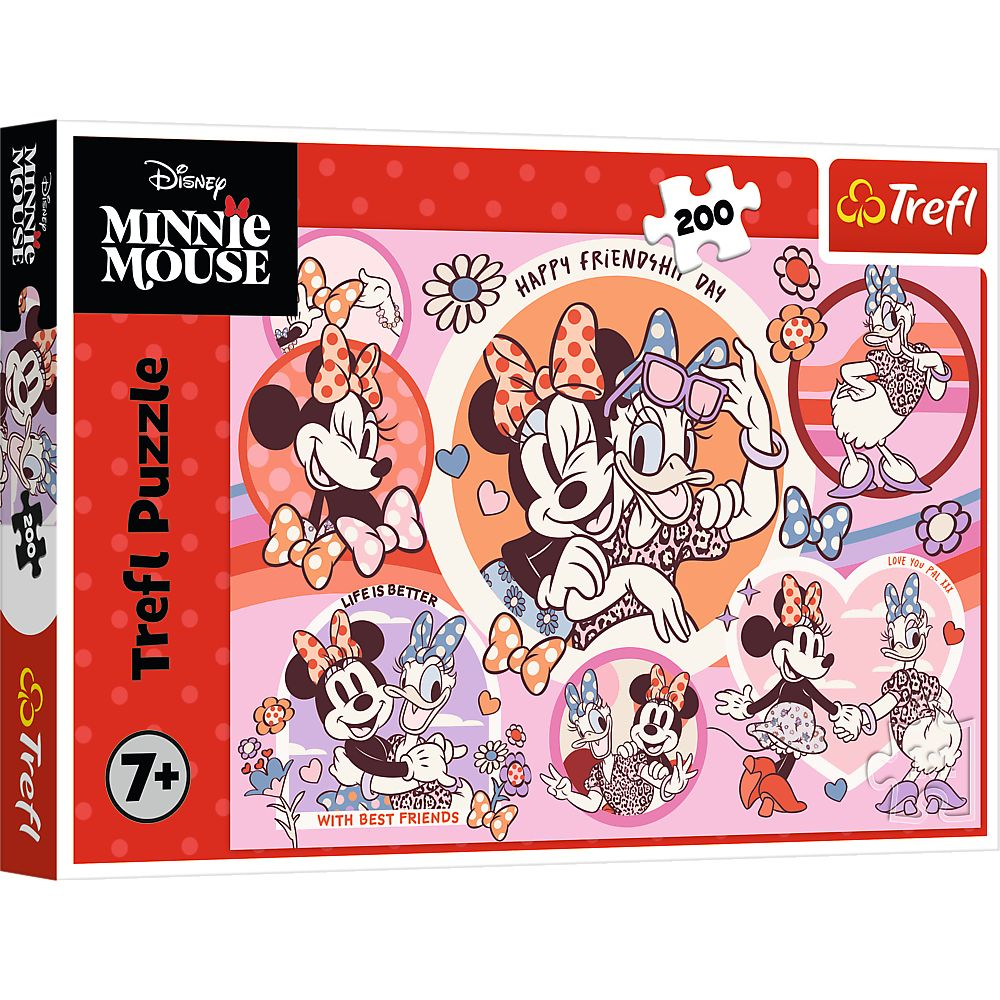 Puzzle Disney Minnie Mouse 200 piese Trefl