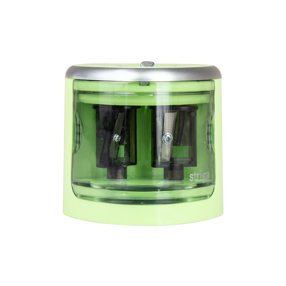 Strigo Ascuțitoare Electrică Dublă Verde