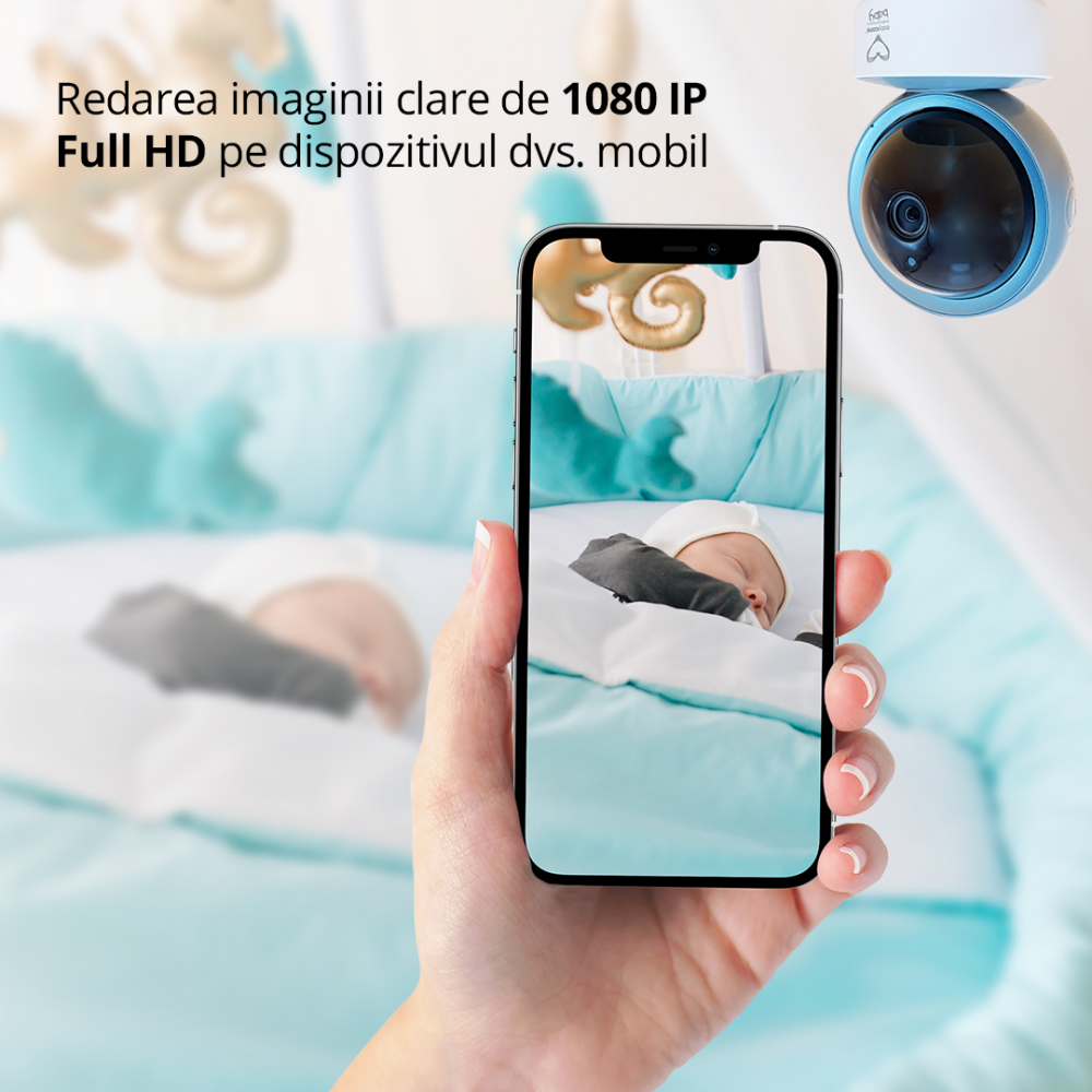 Camera Smart WiFi Easycare Baby | Supraveghere 1080p - imagine 3
