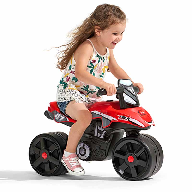 Motocicleta Falk Racing Team Rosu 2-5 Ani - imagine 3