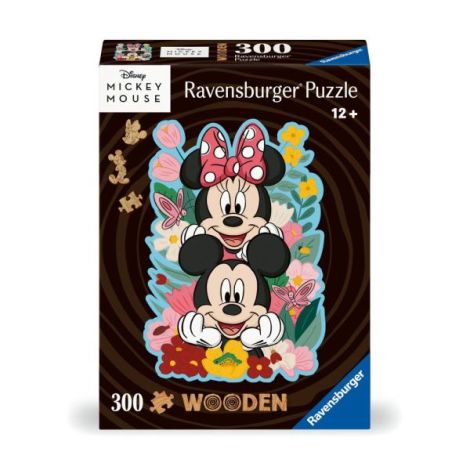 Puzzle Mickey Minnie 300 Pcs Ravensburger - imagine 2