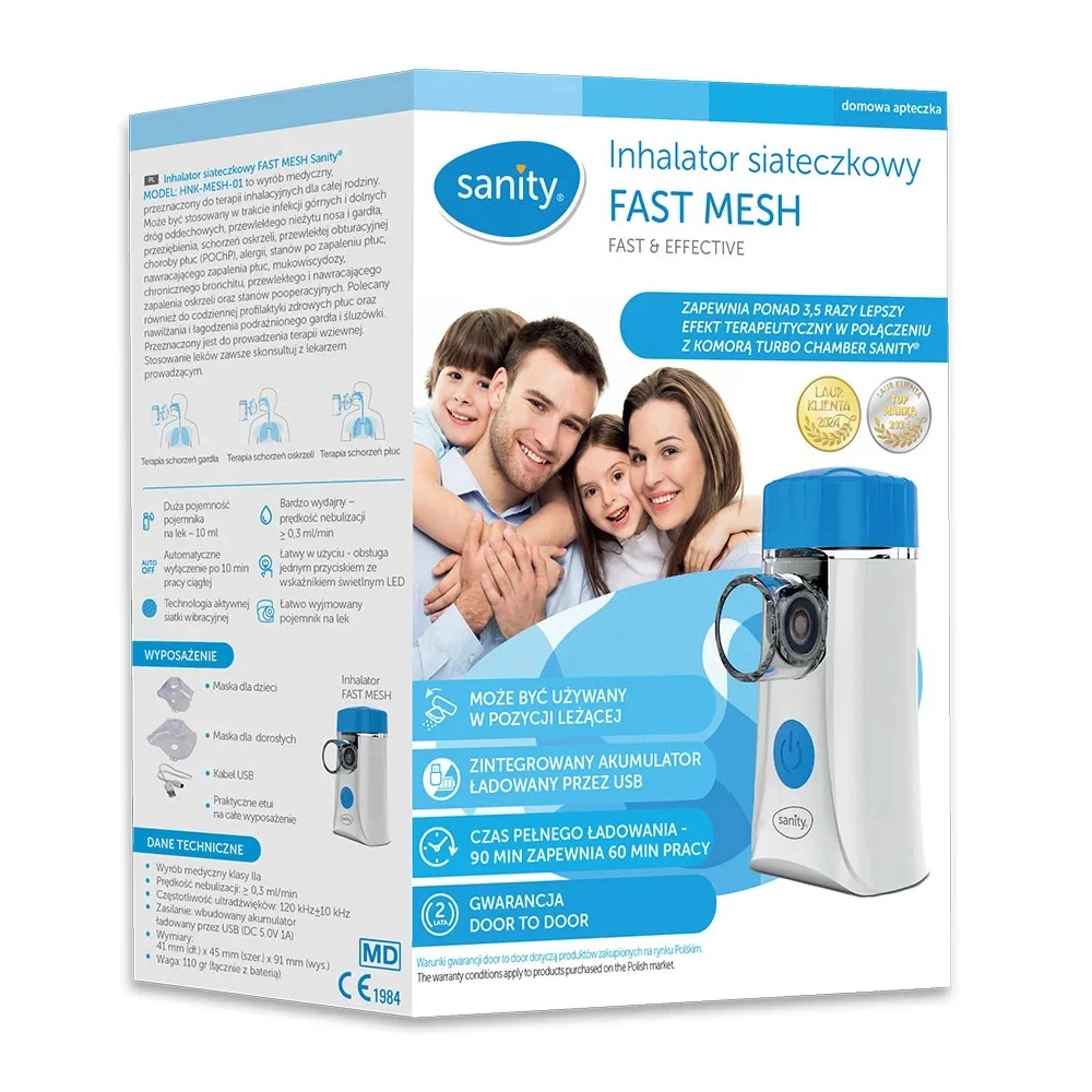 Aparat Aerosoli Sanity Fast Mesh Portabil - imagine 3