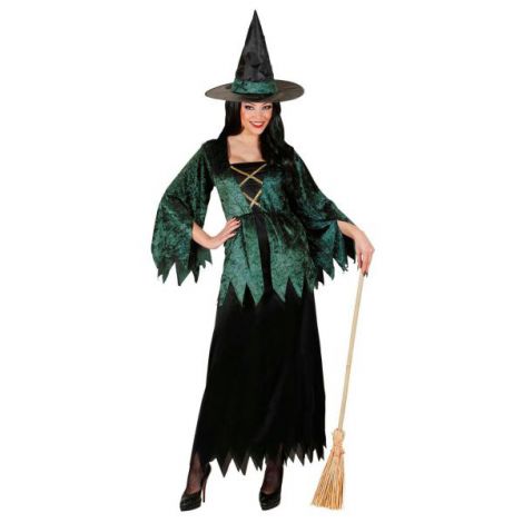 Costum Vrajitoare Verde Widmann | Halloween Adulti