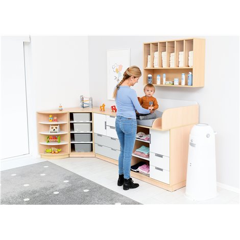 Dulap Quadro Moje Bambino cu Masă de Înfășat - imagine 3