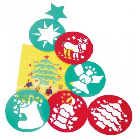 Set 6 Șabloane Crăciun Moje Bambino, Decorațiuni Creative