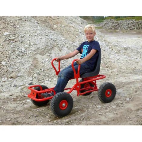 Dino Cars Kart Buggy Roșu pentru Copii - imagine 2