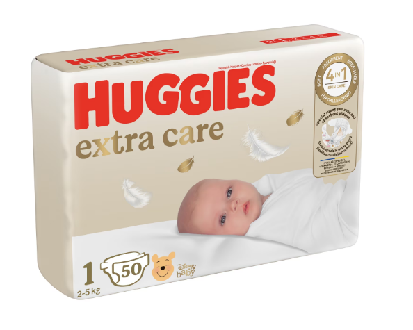Scutece Huggies Elite Soft 1, 3-5 kg, 50 buc - imagine 7