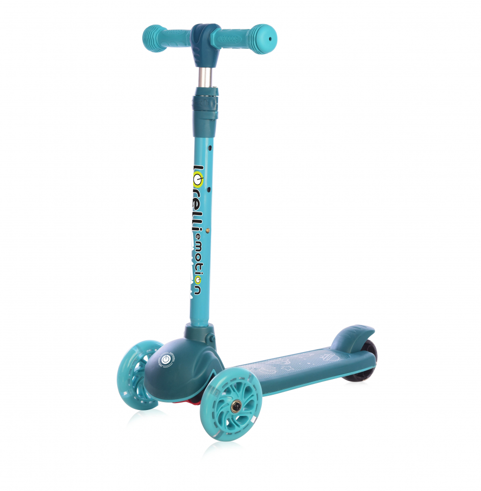 Trotineta Lorelli Green Ufo cu LED și ghidon reglabil - imagine 4