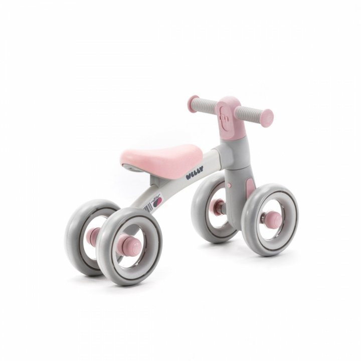 Bicicletă echilibru Adamex Welly LED Grey Pink - imagine 2