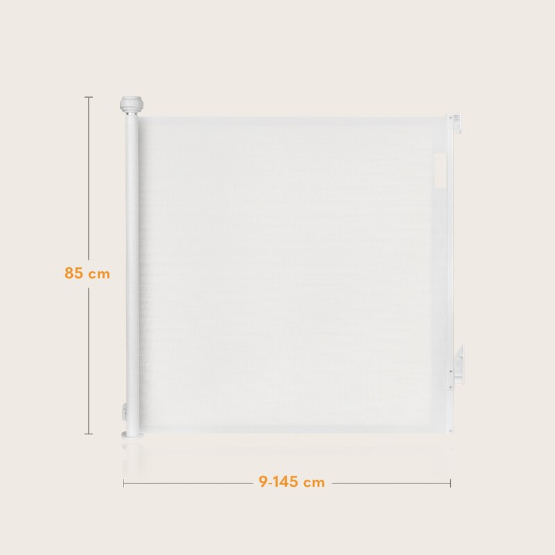 Poarta Siguranta Lionelo Thea 80x140 cm Alb - imagine 10