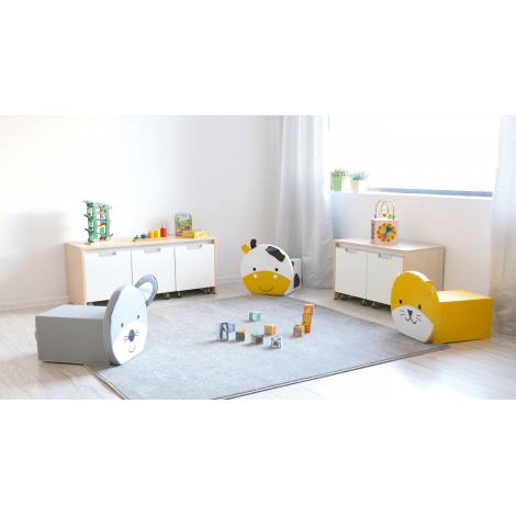 Puf Copii Soricel Moje Bambino | Design Vesel - imagine 3