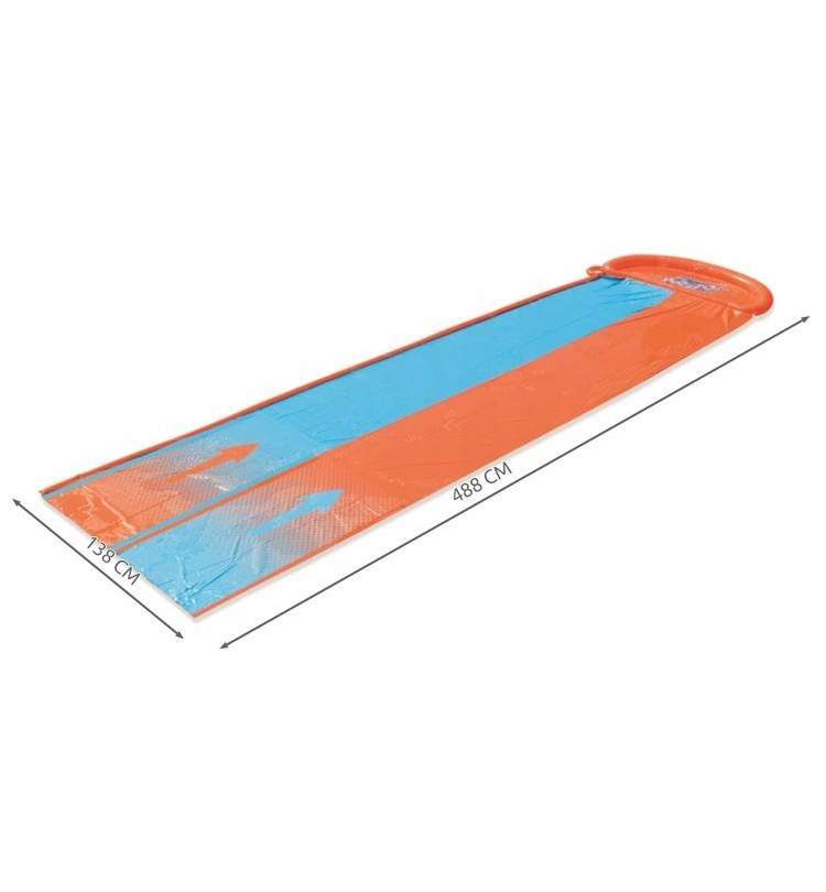 Tobogan apă dublu BlueOrange Bestway 448 cm - imagine 5