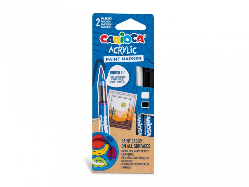 Markere Acrilice Carioca Set 2 Culori