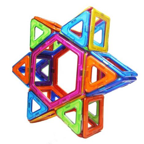 Set Magnetic Magplayer 66P | Dezvoltă Creativitatea - imagine 4