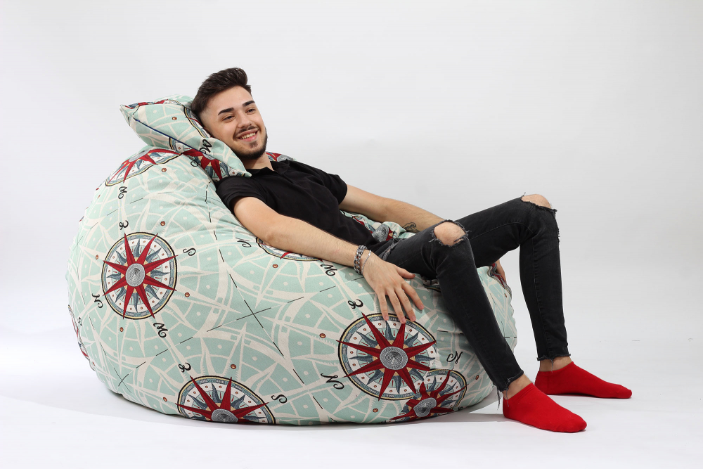 Fotoliu Pufrelax King Size | Confort Memory Mix