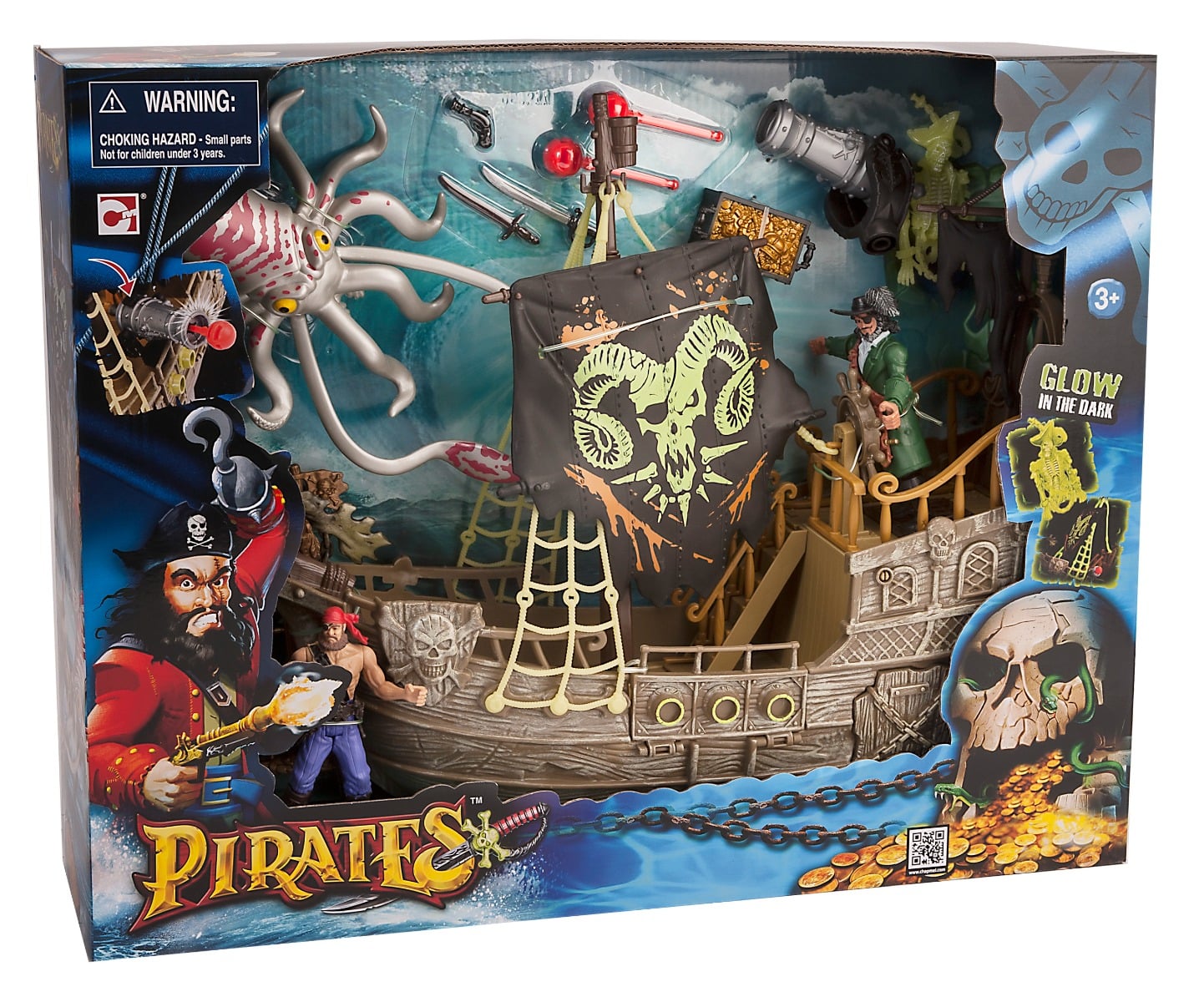 Set Nava Piratului cu Accesorii Luminoase Pirates
