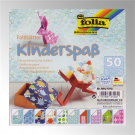 Set Hartie Origami Kids 50 Coli 15x15 cm Folia