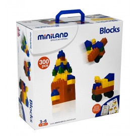Joc de Construcții Cărămizi 300 Piese Miniland - imagine 4