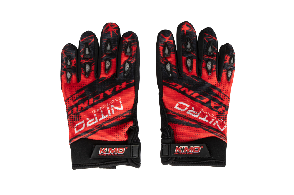 Manusi pentru copii KIMO Racing , culoare rosie