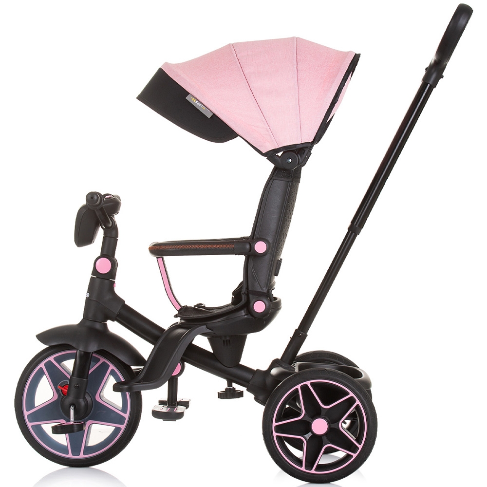 Tricicleta Chipolino Derby Flamingo, Reversibilă - imagine 2