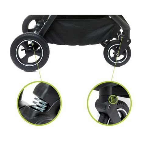 Carucior 4Baby EVERSO Reversibil Roti Cauciuc - imagine 14