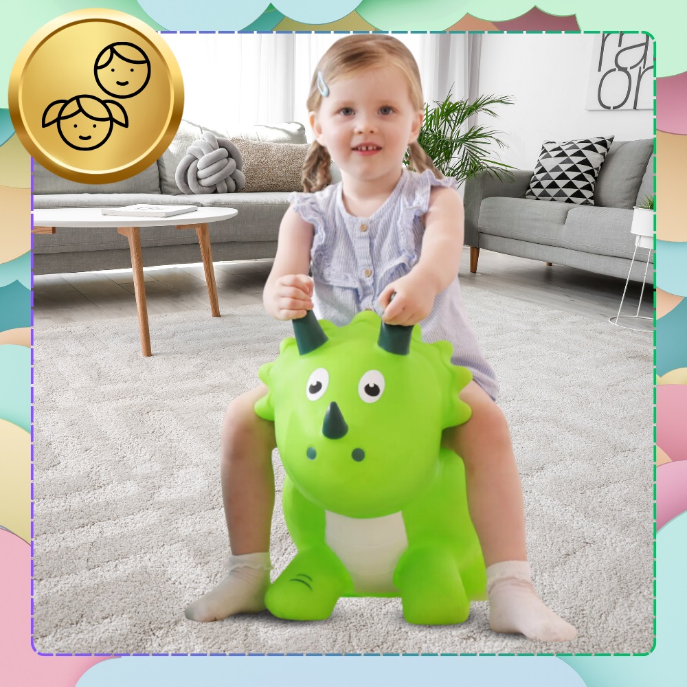 Jumper Gonflabil Dino NiceKids - Pompa Inclusa - imagine 9