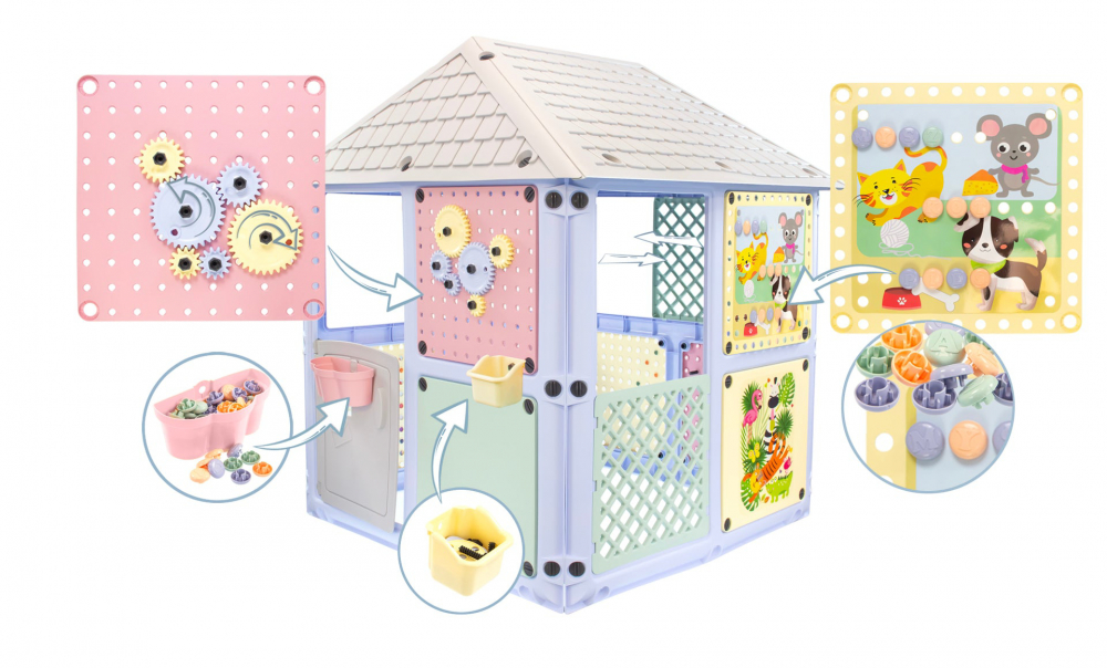 Casuta Mochtoys Smart House - Joacă Sigură în Aer Liber - imagine 6