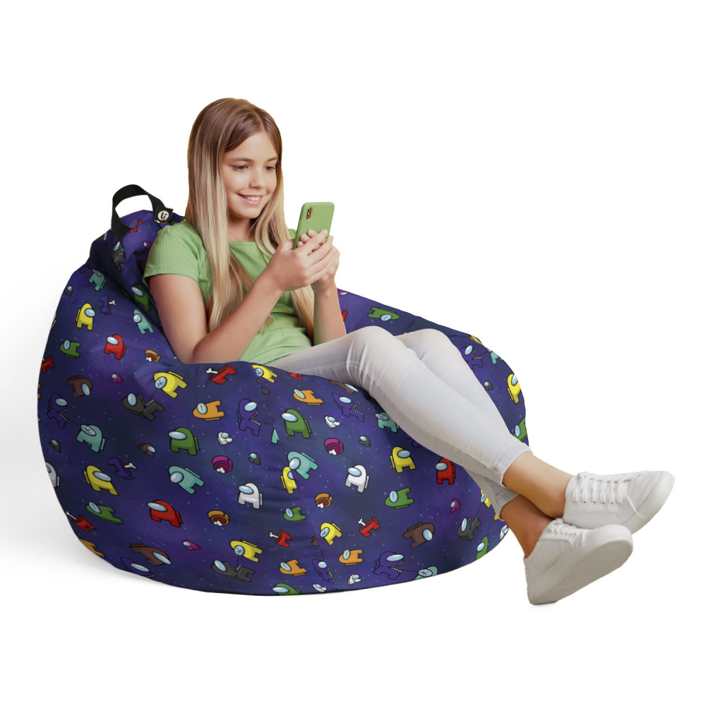 Husa Puf Updeco Tip Para L Albastru | Design Among Us - imagine 4