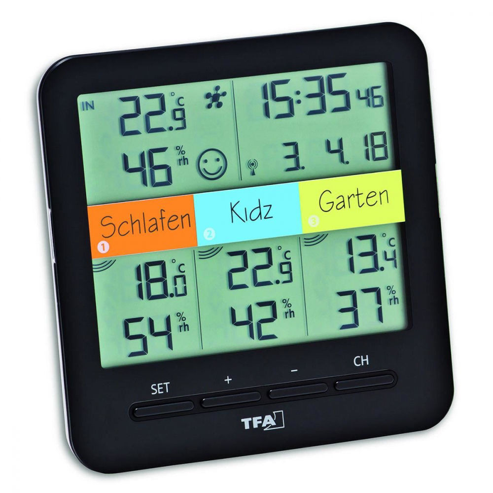 Sistem Meteo SmartHome TFA Weatherhub cu 3 Senzori - imagine 4