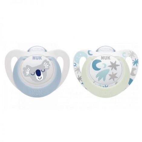 Nuk Star Day & Night Suzete 2buc Set