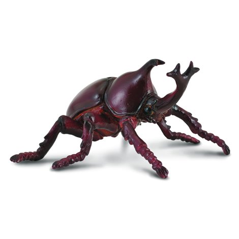 Figurina Gandac Rinocer Collecta Pictat Manual - imagine 2