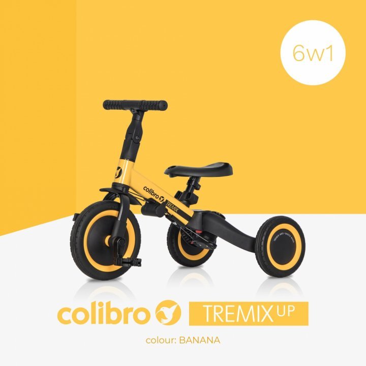 Tricicleta Colibro Tremix Up 5 in 1 Transformabilă - imagine 3