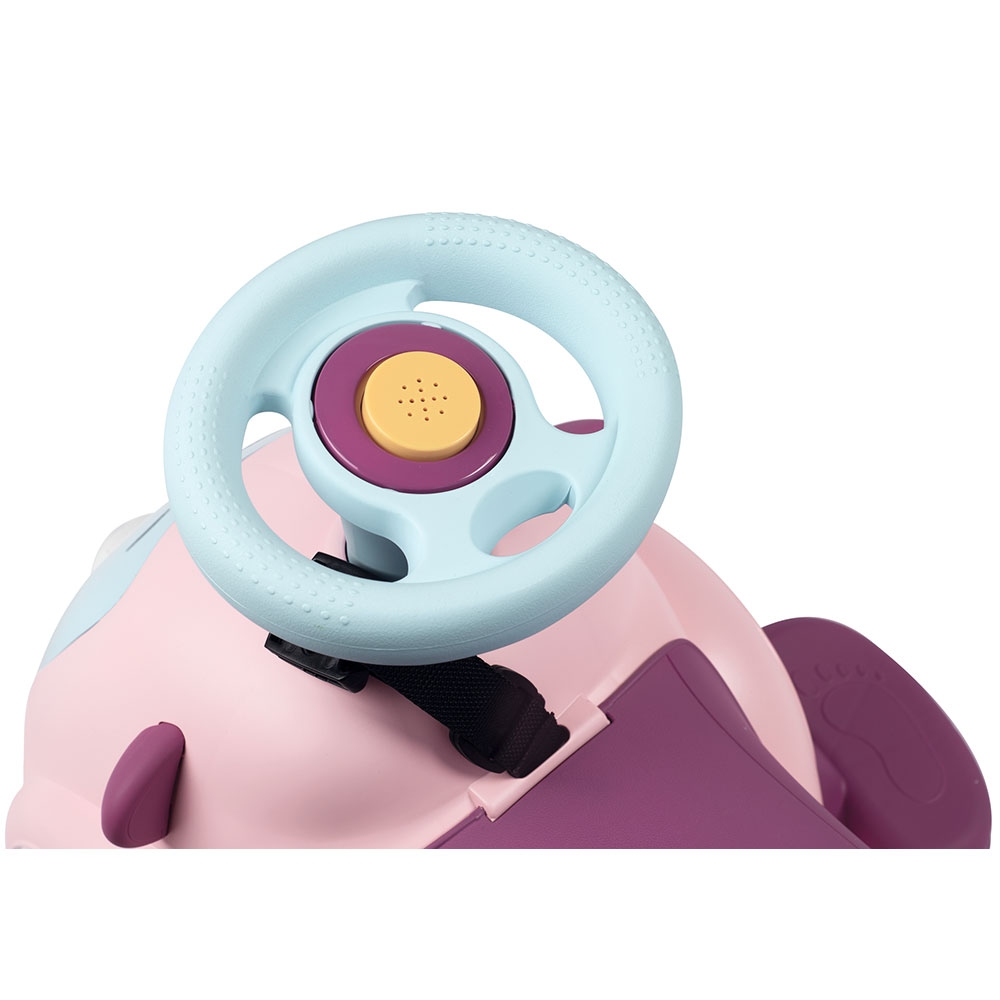 Mașinuță Smoby Maestro Pink | Cu protecție și spațiu jucării - imagine 3