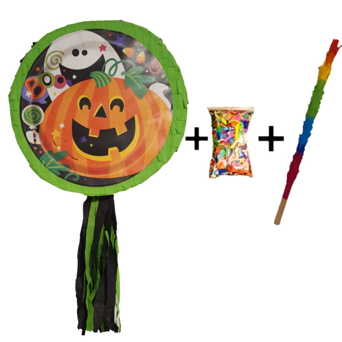 Pinata Boo cu Băț și Confetti PinaStar