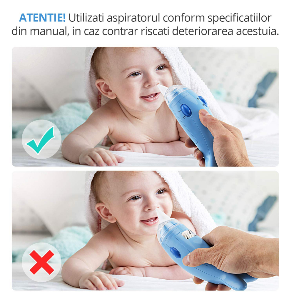 Aspirator Nazal Electric EasyCare Baby - imagine 4