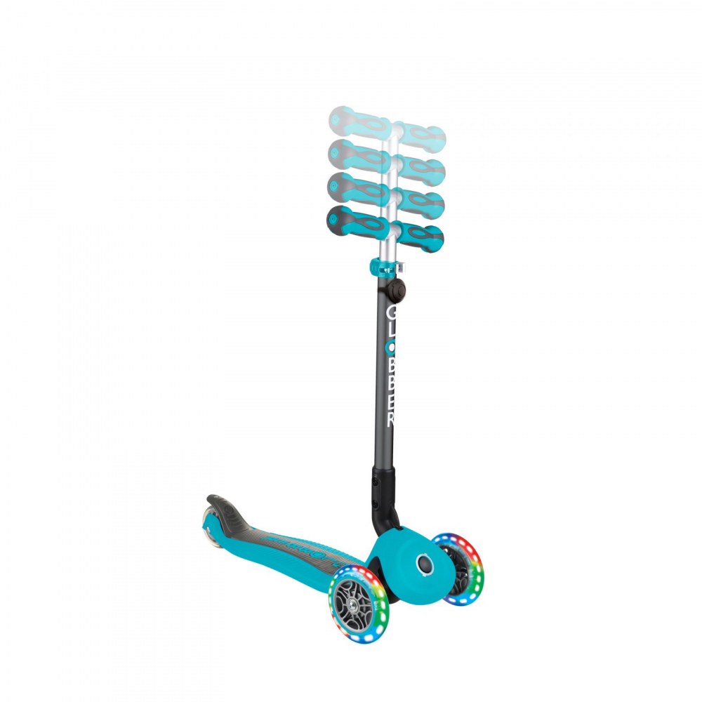 Globber Go-Up 4 in 1 Deluxe Lights Turquoise - imagine 8