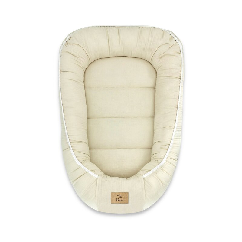 Cosulet Bebelus Qmini Baby Nest Warm Beige