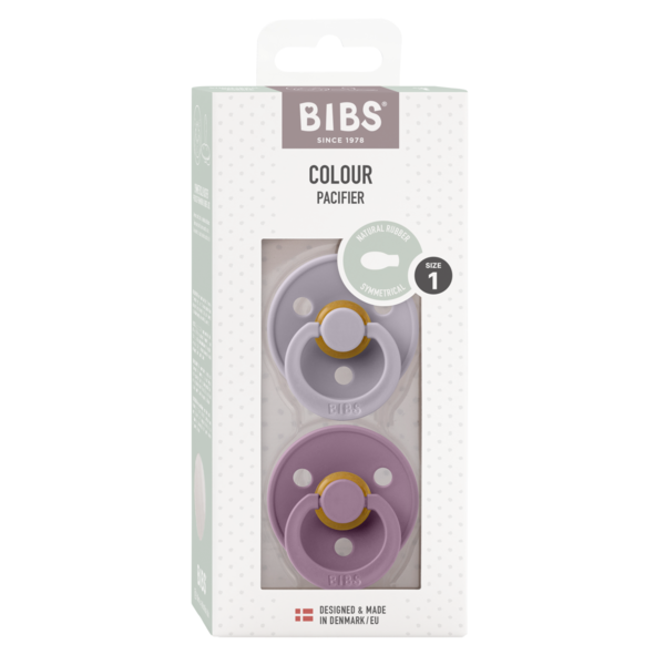 Set 2 Suzete BIBS Latex Simetric, 0 luni