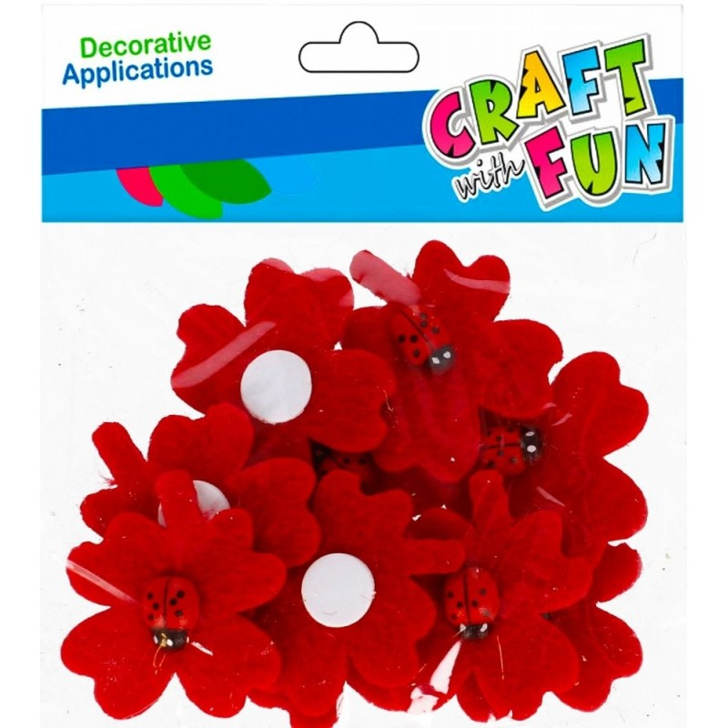 Set 12 Trifoi cu Buburuză Craft with Fun