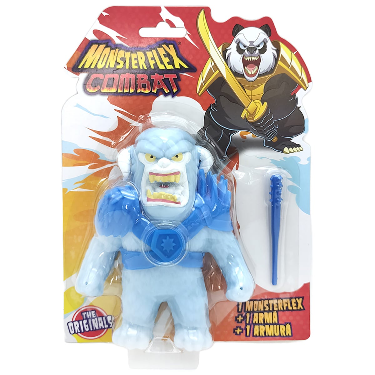 Figurina Monster Flex Ice Yeti, Monstrulet Flexibil